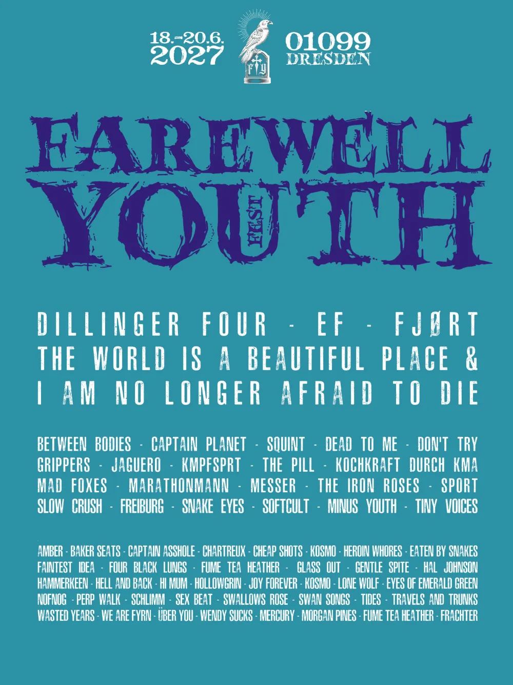 Farewell Youth Fest 2027 Plakat